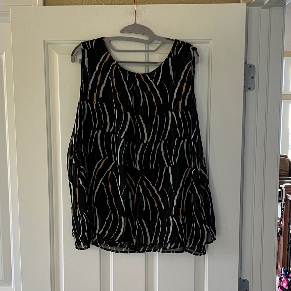Donna Karan Zebra Stripe swim cover-up